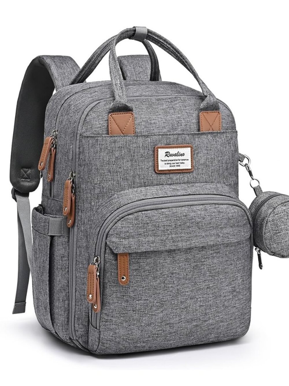 Diaper Bag Backpack-Multifunction Travel Baby Diaper Bag with Changing Pad